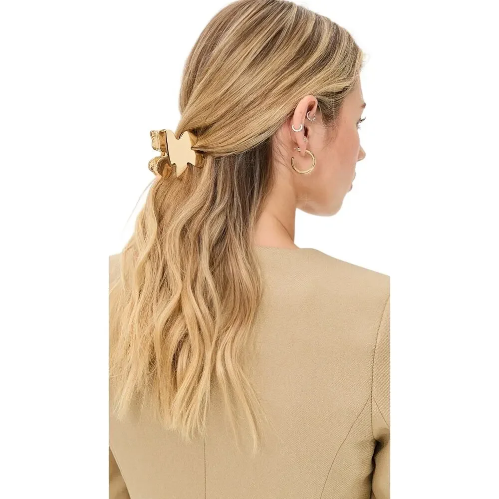 Lele Sadoughi NWT Lily Claw Clip in Gold